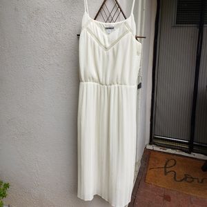 Express Midi Cream Dress